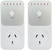 240V 10A Digital Timer Switch Automation Power Socket Electric Countdown Timer Plug-in Time Control for Electric Appliance 2 Pieces