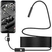 10M Waterproof HD Endoscope USB Type-C Borescope Inspection Snake Camera for Android