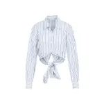 [Dries Van Noten] Dries Van Noten-Light Blue Cotton Calbero Shirt-Donna 36 FR