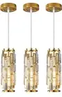 Pendant Lighting Modern Pendant Light, Mini Crystal Chandeliers,3 Lights