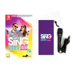 【全新未拆】任天堂 SWITCH NS 超級歌聲 卡拉OK LETS SING 2021 ASIA 麥克風同捆 中文版