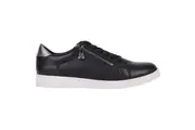 Womens Hush Puppies Mimosa Ladies Sneakers Zip Black Casual Lace Up Shoes