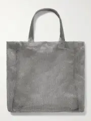 [The Row] The Row - Imogen Mini Metallic Mesh Tote - Silver - One size One size Silver