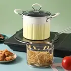 Deep Fryer Pot Japanese Fryer Cooking Tools Kitchen Frying Pot for Cooking