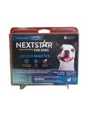 NextStar Flea & Tick Topical Treatment for Dogs - 3 Month Supply Small Dogs