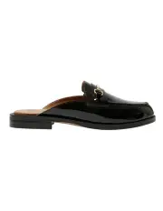 [Sandler] Lena Flat Loafer in Black Patent Leather