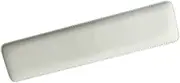 Parliky Ergonomic Memory Keyboard Pad with Non Slip Wrist Rest Keys Long Section for Computer Laptop White Alleviates Wrist Improves Posture Easy to Clean