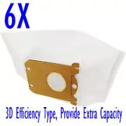 6X Synthetic Bag Fits Volta Philips Electrolux s-bag E201S Wertheim 5030 5035