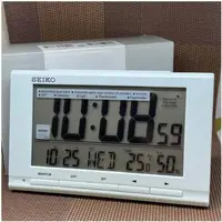 在飛比找蝦皮購物優惠-《精準鐘錶》 日本精工 SEIKO 日曆功能 溫濕度顯示桌鐘