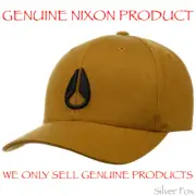 NIXON FLEXFIT 110 DEEP DOWN BROWN & BLACK SNAPBACK CAP HAT BRAND NEW WITH TAGS
