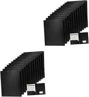 DIYEAH 2sets Sturdy Plastic File Organizer A4 Size Office Paper Holder Document Folder Business Card Storage 12pcs*2