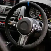 Alcantara Steering Wheel Cover Real Leather Wheel Wrap for BMW X2 F39 2018-19 A