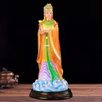 在飛比找Yahoo!奇摩拍賣優惠-媽祖像 精緻媽祖神像 湄洲媽祖神像 供奉家用擺件 16寸圣母