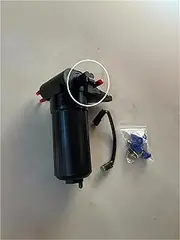 Electric Fuel Pump 4461895 446-1895, Compatible For Heavy-Duty Industrial Engines and Machinery Components, OEM 446-1895(Straight PLUG 12V)