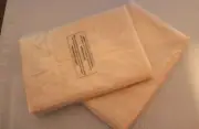 Set of 8 Holliday Sparkle Gold Threads napkins 19" Sq NIP 87%Cotton/13% Lurex