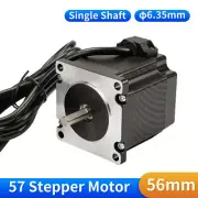 LUNYEE Nema 23 Stepper Motor 57*56mm Φ6.35mm For 3D printer CNC Router Mill