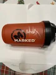 Mark Wahlberg Autographed “Marked” Water Bottle.