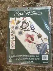 Elsa Williams Crewel Embroidery Garden Bellpull Kit 00403