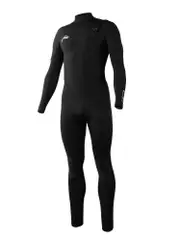 A Series Ecoprene 3/2 Chest Zip Long Sleeve Steamer Wetsuit Youth