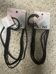 2 X Scunci Headwraps 4 Pieces Plus 2 HairTies New