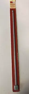 Birch Tricot Tunisian crochet Hook. size 4.0mm, 30cm length. aluminium