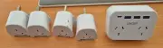 Universal 3Pin AU Power Adapter Travel Plug US/UK/EU Canada/Japan/China/Brazil/I
