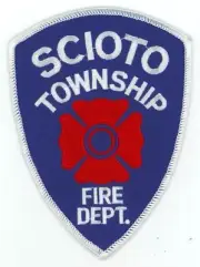 OHIO OH SCIOTO TOWNSHIP FIRE DEPARTMENT NICE SHOULDER PATCH POLICE SHERIFF