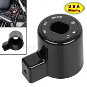 Black Ignition Switch Cover Cap For Harley Sportster Super Low XL883L XL1200T US