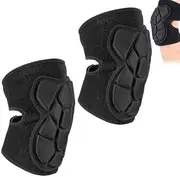 2PCS Volleyball Knee Pads, Turtle Shell Outdoor Sports Adults Knee Pad, Breathable Thickened Eva Braces for Workers, Athletes, for Dancing, Football, Yoga, Skating