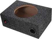 Gatuida Sealed Subwoofer Box for Speakers and Enclosure Car Audio Powerful Bass Lightweight Design for Easy Installation