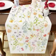 Wildflowers Floral Table Runner Home Kitchen Dining Table Decoration 13 x 72 ''