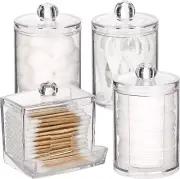 Tbestmax Bathroom Organizer Accessories Set-10 OZ,7 OZ Qtips Holder Storage with