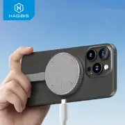 Hagibis Magnetic M.2 NVMe 2230 SSD Enclosure USB-C 3.2 Gen 2 10Gbps to NVMe PCI-E PD3.0 100W SSD Case for iPhone 15 Pro