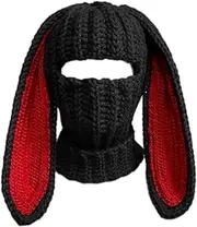 [YIFULIN] Halloween Balaclava with Long Bunny Ears - Funny Skullies Hat for Occasion