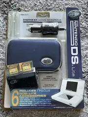 Mad Catz Nintendo DS Lite 6 Piece Starter Kit - Cases, Stylus, Car Adapter, Etc.