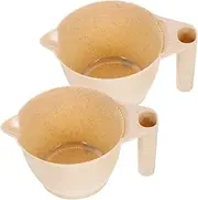 2pcs Hair Dye Mixing Bowl Durable Color Mixing Bowls for Hair Salon and Sturdy and Practical Accessories for Professionals