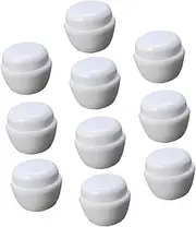 LIFKOME 10pcs Lightweight Lotion Storage Jars Containers for Travel and Home Use and Portable Cosmetic Bottles for Lotions and Butters