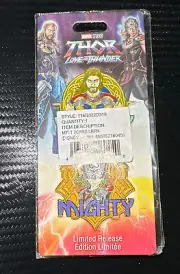 Disney pin thor love and thunder logo pin limited release BNOC 2 pin set