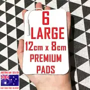 ALDI TENS compatible ELECTRODE PADS - 12cm x 8cm x 6 LARGE PREMIUM PADS