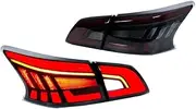 LED Tail Lights Compatible For Nissan Sentra Sylphy Pulsar B17 2013-2019 Nismo Start Up Animation Sequential Signal Rear Lamps Assembly