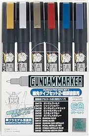 Mr. Hobby GUNDAM - Gundam Marker AMS-126 FIne Edge Set 2