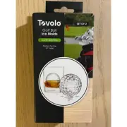 Tovolo Golf Ball Ice Molds Silicone Sphere Makers Set of 2 Bar Cocktail
