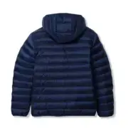 NWT Eddie Bauer Boys' Reversible CirrusLite Down Hooded Jacket
