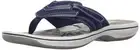 Clarks Women's Brinkley Keeley Flip Flop 7 Navy Blue NWT
