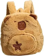 SOLUSTRE Cycling Backpack Backpacks Capybara Plush Bakpack Capybara School Supplies Hiking Bag Chocolate Plush