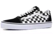 MENS VANS OLD SKOOL PRIMARY CHECKER BOARD SZ 4 BLACK WHITE VN0A38G1P0S