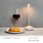 Cordless Table Lamp Portable LED Desk Lamp Mordern Rechargeable Nightstand Lamp