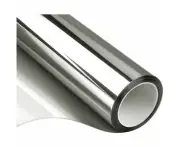 Mirror Window Film, One-Way Mirror Effect, Anti-Heat, 99% UV Protection (Silver, 40 x 400 cm)