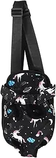 GREENADSCAPE Pet Backpack Backpacks Travel Bags Cat Bag Puppy Carriers for Small Dogs Pet Carrier Portable Cat Pouch Black Polyester