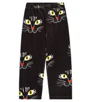 [Mini Rodini] Mini Rodini Printed velour sweatpants Y 2/3 black